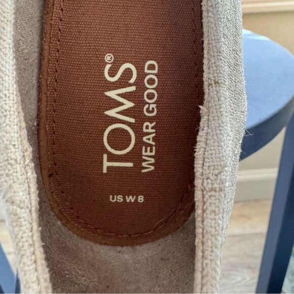 Toms | Shoes | Toms Classic Wedge Natural Crosshatch  TOMS Women’s Classic Wedge – Natural Crosshatch Jacquard – Size 8 (NWT)